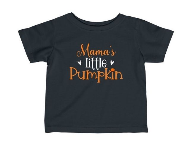 Custom Mama's Little Pumpkin Baby Onesie, Fall Baby Onesie, Pumpkin Toddler Shirt