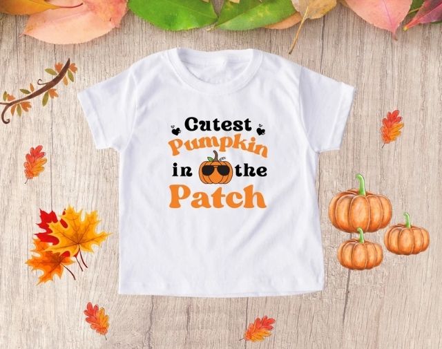 Personalized Pumpkin Onesie, Fall Onesie, Pumpkin Toddler Boy Shirt