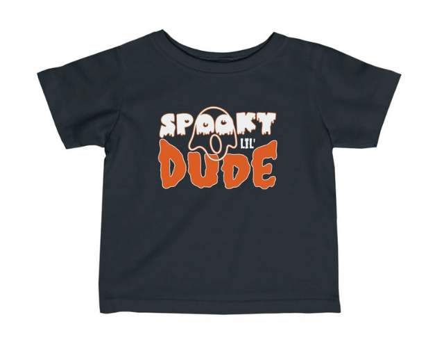 Spooky Little Dude Halloween Baby Onesie, Halloween kids shirts