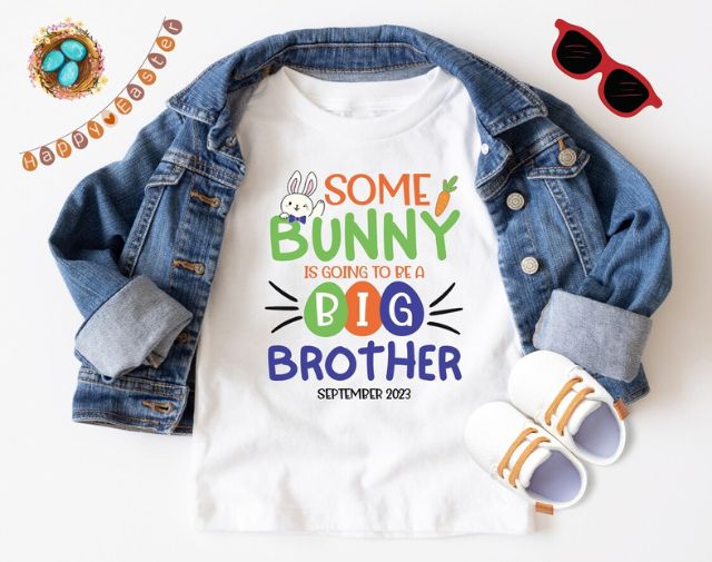 Some Bunny is Going To Be A Big Brother Easter Shirt
