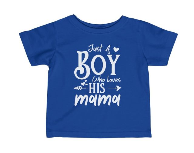 Just A Boy Who Loves His Mama Svg Design Graphic By Bee CraftR...