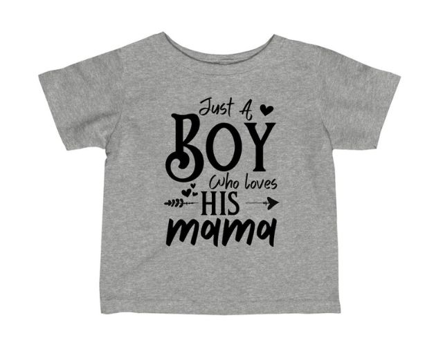Just A Boy Who Loves His Mama Onesie, Boy Mother's Day Shirt